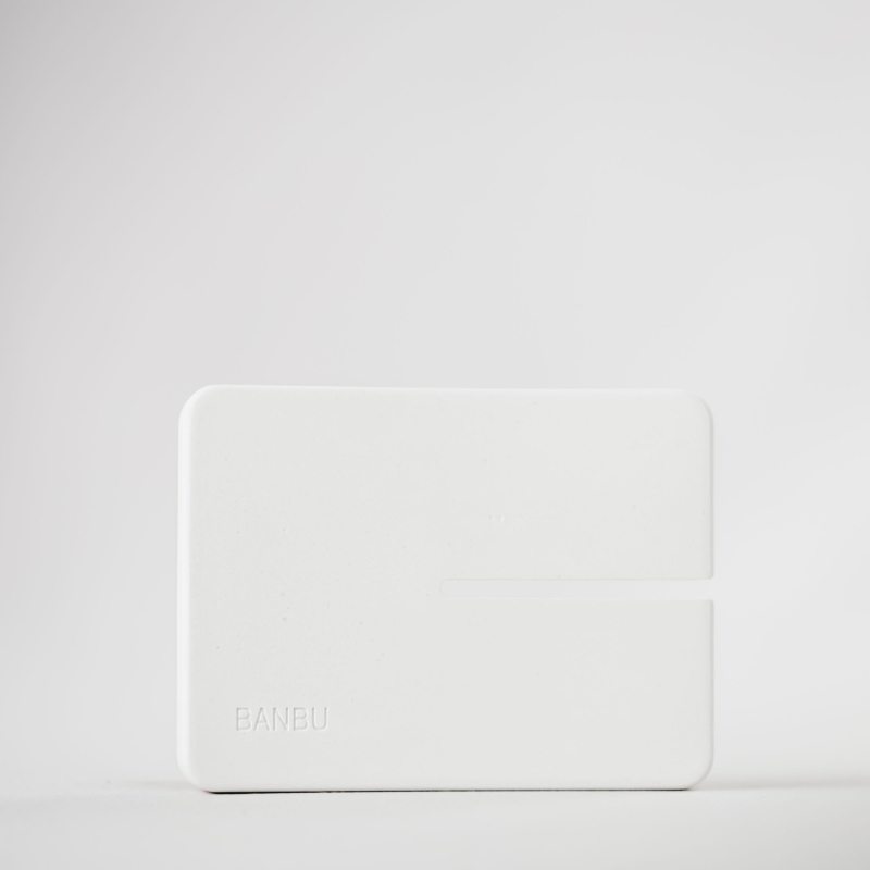 Banbu zeephouder klein - natuursteen - Extra absorberend - Wit